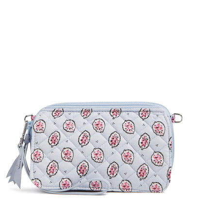 Vera Bradley Cotton All in One Crossbody Purse with RFID Protection