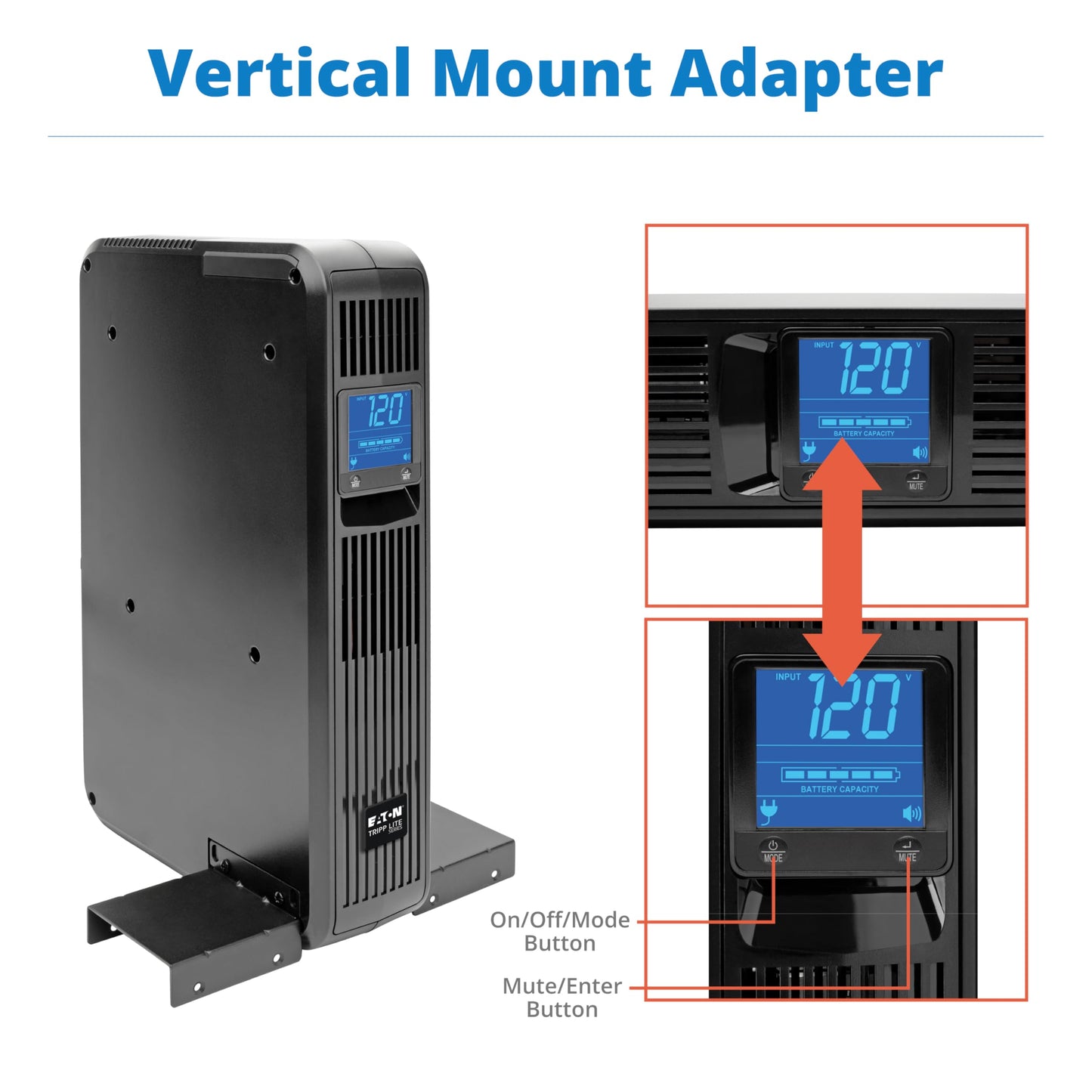 Tripp Lite 1000VA Smart UPS Battery Back Up, 500W Tower, 8 Outlets, LCD Display, AVR, USB, Tel / DSL / Coax Protection, 3 Year Warranty & $250,000 Insurance (SMART1000LCD) Black