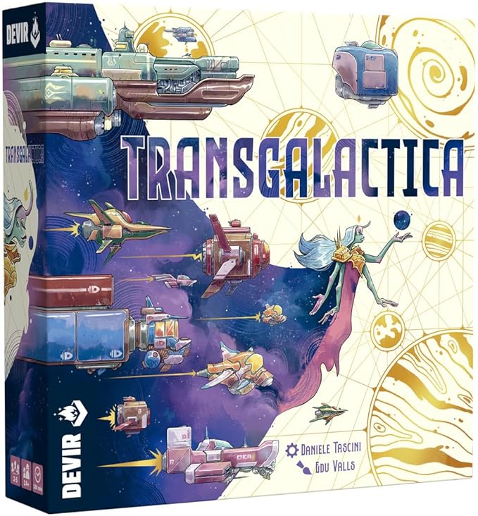Transgalactica Board Game Space Worker Placement and Engine Building Game