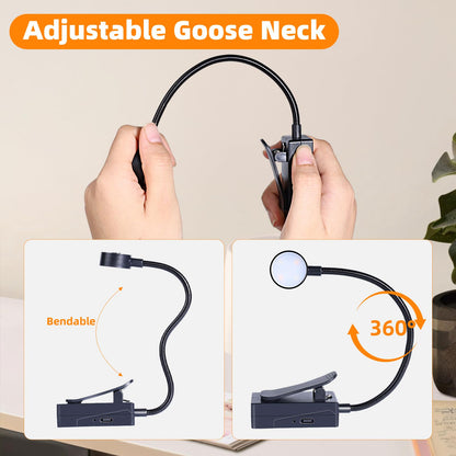 KunHe 60 Pack Rechargeable Book Light Bulk Clip-On Reading Lights for Books in Bed Long-Lasting 3 Modes & 3 Brightness Levels Compact USB Charging Mini Booklights for Kids Book Lovers Bulk Gifts