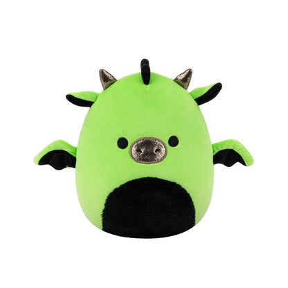 Squishmallows Original 8in Excalibur the Neon Green Dragon – Official Jazwares Halloween Plush (Little)