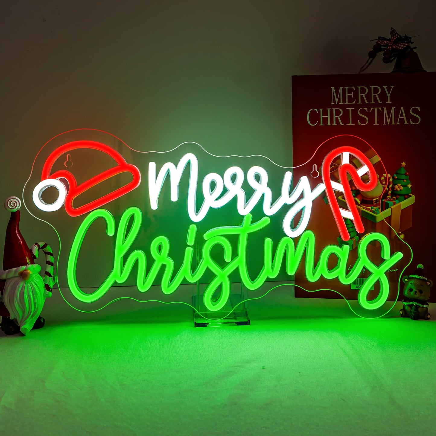 NOSUN This is Our Happy Place Neon Sign Happy Place Neon Signs for Wall Decor Dimmable Warm White LED Signs for Bedroom Classroom Man Cave Home Bar Birthday Party Game Zone Decor Neon Classroom Sign