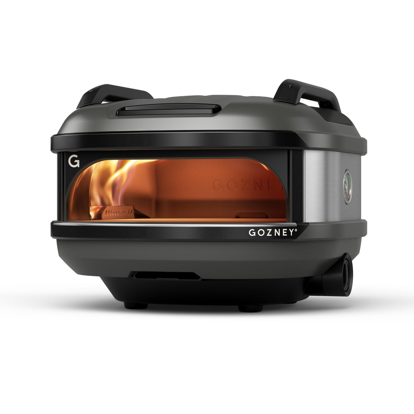 Gozney Tread Portable Pizza Oven, Off Black, Makes 12” Pizzas - Revolutionary Lateral Gas Burner, Quick Heat Up, Lightweight & Rugged Design