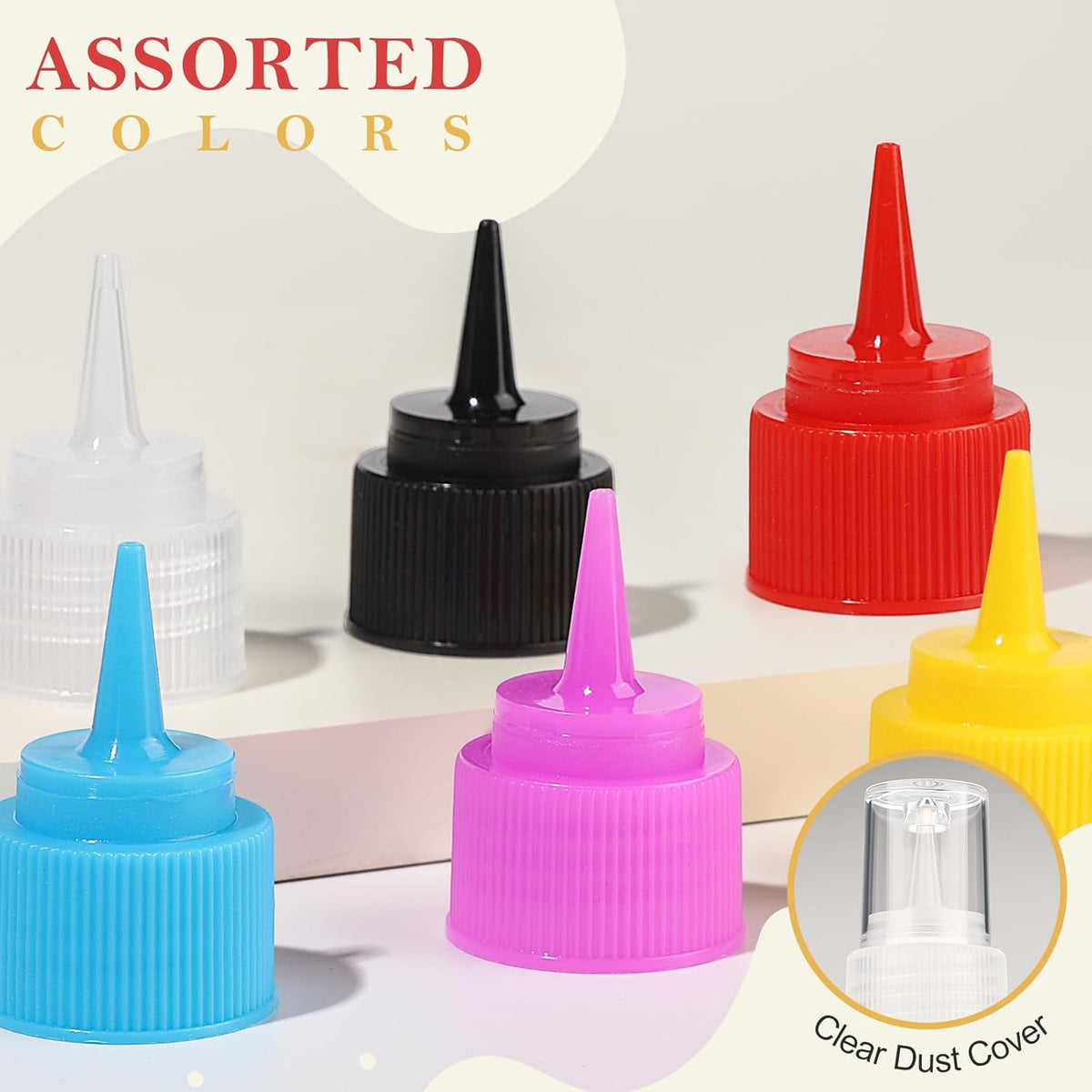 YGDZ Icing Bottle Set - 10 PCS Squeeze Bottles for Cookie Decorating | Easy Squeeze, 1-4 Ounce Sizes
