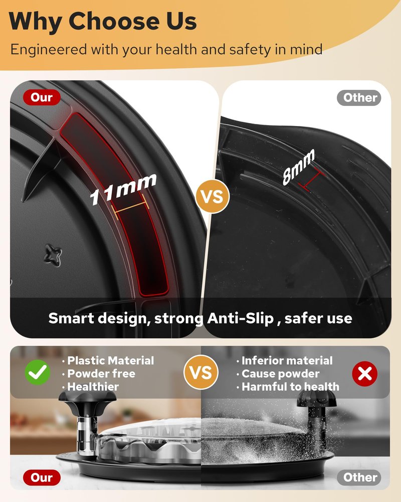 AveFare Chicken Shredder - 10.8Inch Large Chicken Shredder Tool Twist with Brush, Visible Meat Shredder, Ergonomic Handle, Strong Anti-Slip, BPA Free Dishwasher Safe, Suitable for Pork Beef Chicken