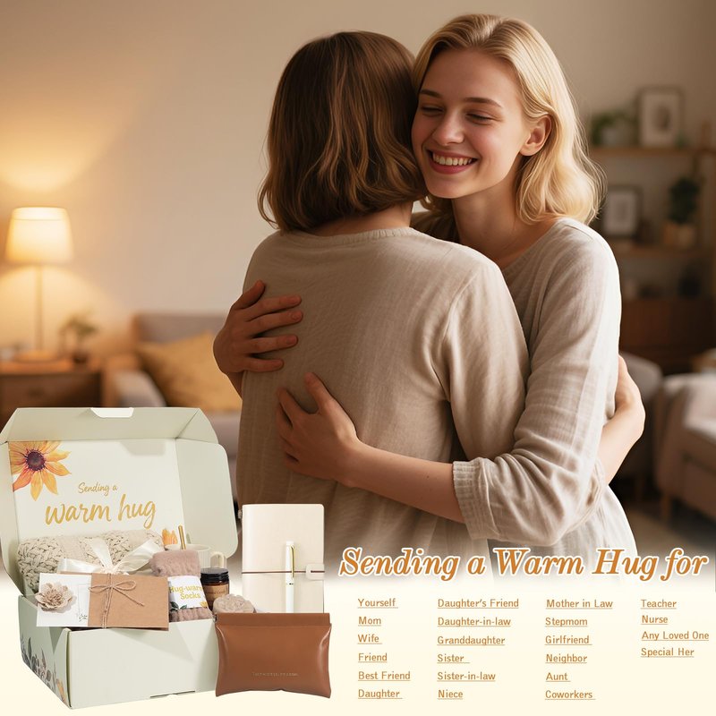 Self Care Gifts for Womens Birthday Gift Mothers Day Gift for Mom Wife Grandma Sister Friend - Get Well Soon Sympathy Gift Baskets for Women Care Package, Thinking of You Inspirational Gifts for Her