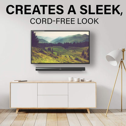 SANUS Ultimate in-Wall Cable Management Kit for Mounted TV & Soundbar - Includes Soundbar & TV Wire Management - Conceals Power, HDMI, Optical, and Low-Voltage Wires Behind Wall Model: WSIWPSB1