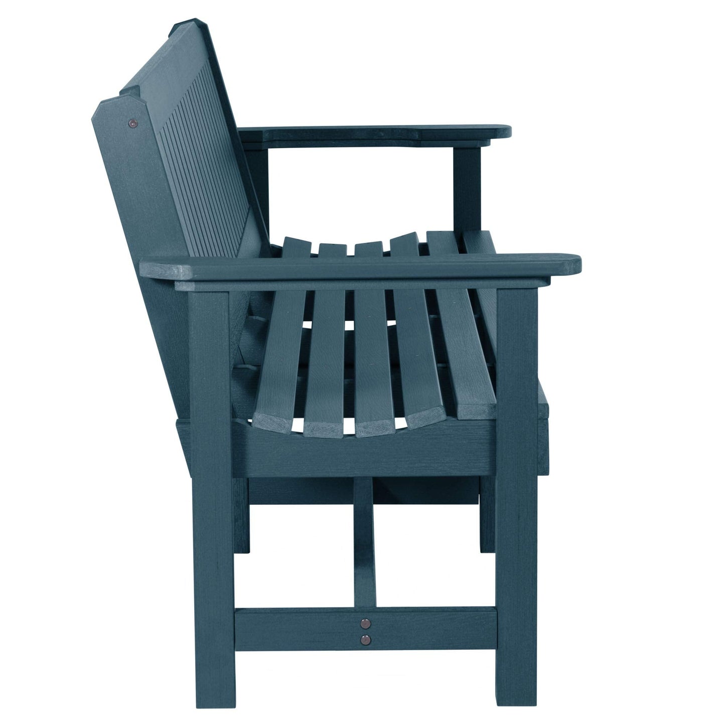 Sequoia Professional CM-BENSQ62-NBE Commercial Grade Exeter 6 Foot Garden Bench, Nantucket Blue