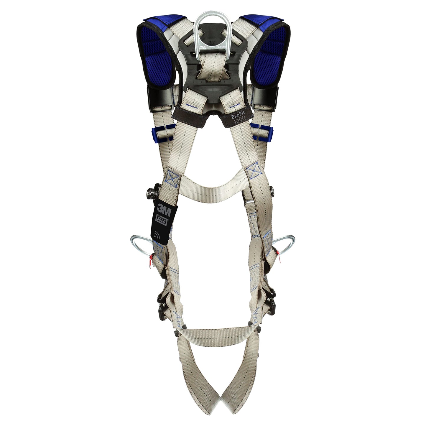 3M DBI-SalaExoFit X100 Comfort Vest Positioning Safety Harness Fall Protection, OSHA, ANSI, Back and Hip D-Rings, Quick Connect Chest and Leg Buckles, 1401031, Medium