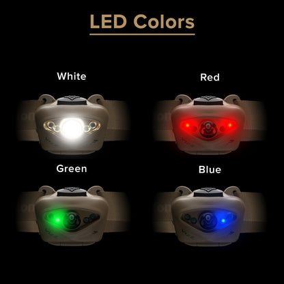 Princeton Tec Vizz 550 RGB MPLS Headlamp – 550 Lumen LED, Red Green Blue Mode Options, IPX7 Waterproof Housing, Helmet Mount Kit Included, Lightweight Professional Tactical Light