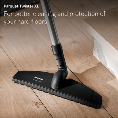 NEW Miele Guard M1 Parquet XL Hard Floor Bagged Canister Vacuum Cleaner with High Suction Power, Designed for Special Care of Hard Floors and Low-Pile Carpet, in Brilliant White