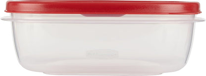 Rubbermaid Easy Find Lids - 9 Cup Food Storage Container in Racer Red | Airtight & Stackable