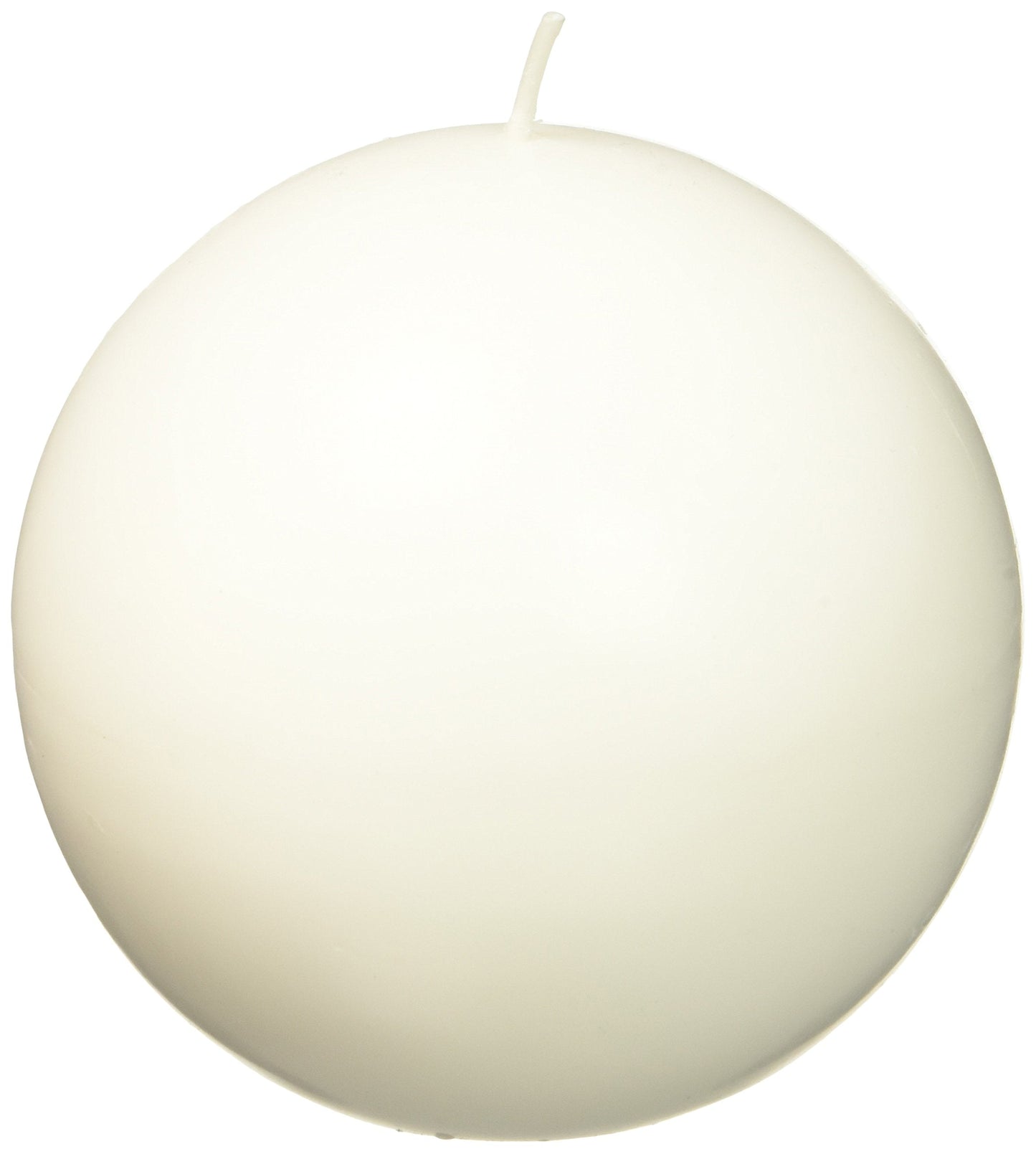4 Inch White Ball Candles