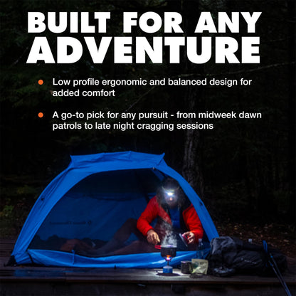 BLACK DIAMOND Spot 400-R Rechargeable Headlamp | 400 Lumens, Dimmable | Micro-USB Charging | Waterproof & Compact | Camping, Hiking, Running | Bordeaux