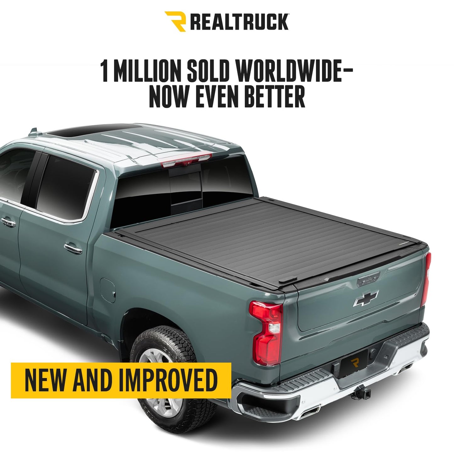 RealTruck Retrax RetraxPRO MX Retractable Truck Bed Tonneau Cover | 80482 | Fits 2019 - 2025 Chevy/GMC Silverado/Sierra, w/ MultiPro/Flex tailgate (w/o factory side storage boxes) 6' 7" Bed (79.4")