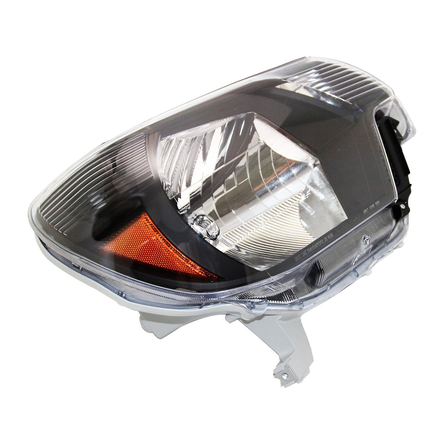 2012-2015 Tacoma Headlights,Headlight Assembly Fit for Toyota Tacoma 2012 2013 2014 2015 Halogen Headlamp Replacement Driver Passenger Side Blacking Housing Amber Reflector Clear Lens