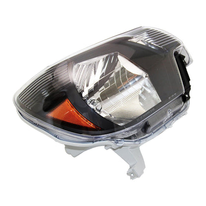 2012-2015 Tacoma Headlights,Headlight Assembly Fit for Toyota Tacoma 2012 2013 2014 2015 Halogen Headlamp Replacement Driver Passenger Side Blacking Housing Amber Reflector Clear Lens