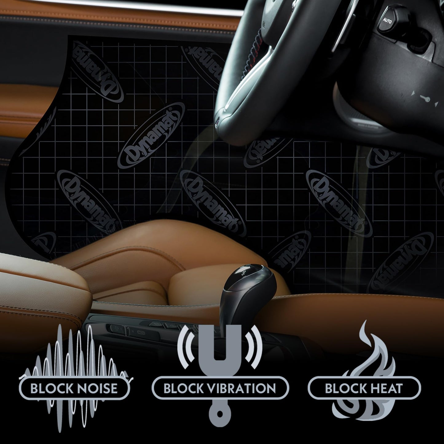 Dynamat Xtreme Sound Deadening Car Insulation Mega Pak 10465 – Noise Dampening for Floor, Doors, Panels, Hood or Trunk – Easy Self Adhesive Install – Made in USA – 9 Sheets 24”x48”, 72 sq ft total