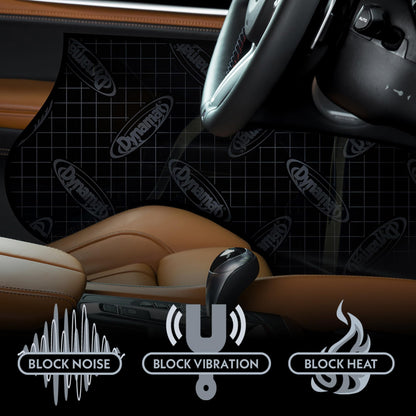 Dynamat Xtreme Sound Deadening Car Insulation Mega Pak 10465 – Noise Dampening for Floor, Doors, Panels, Hood or Trunk – Easy Self Adhesive Install – Made in USA – 9 Sheets 24”x48”, 72 sq ft total