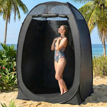 Alvantor® Shower Tent Pop Up Changing Room Outdoor Shower Enclosure Pop Up Privacy Tent Toilet Shelter Camping Dressing Room Portable Teflon Coating Fabric 4’x4’x7' Patent Pending