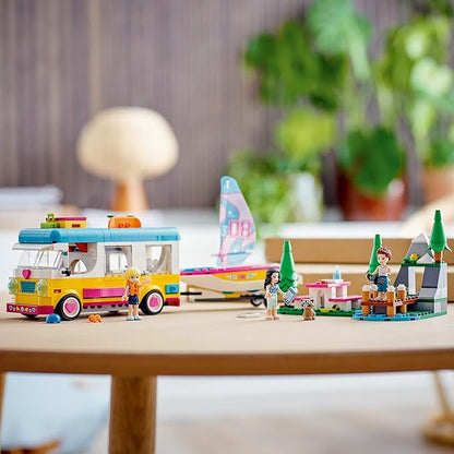 LEGO Friends Forest Camper Van and Sailboat 41681 Building Kit Forest Toy New 2021 (487 Pieces)