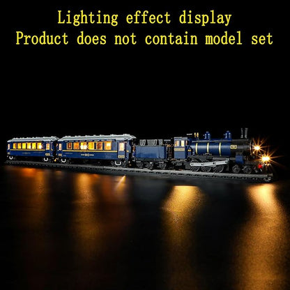 LED Light Kit Compatible with Lego The Orient Express Train - Lighting Set for Ideas 21344 (Model Set Not Included)