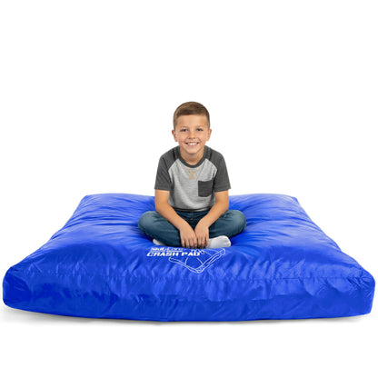 Skil-Care Crash Pad for Kids | Sensory Crash Mat for Active Play | High-Density & Soft Foam Blocks Landing Zone | Kids Jumping Pillow for Indoor & Outdoors Use with Durable Nylon Cover - 5x5 feet