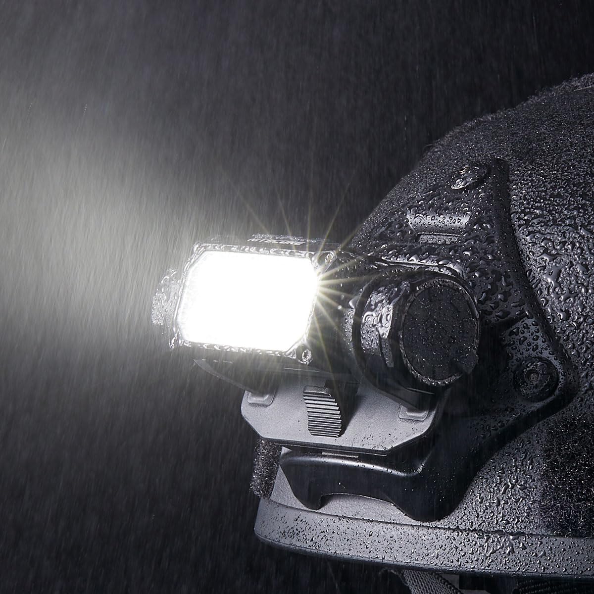 Nitecore HC65M UHE 2000 Lumen Tactical Helmet Light Headlamp, NVG Mountable USB-C Rechargeable with Red and White Lights