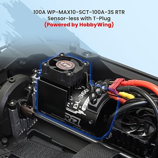 9001 2025 M-SPORT FORD Puma Rally 1 - 1/8 4WD RTR Brushless Motor