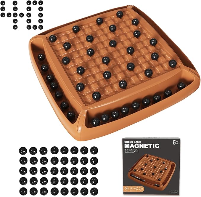 Magnet Game Magnetic Game Board Games for Kids 8-12 and Adults Magnet Chess Set Family Games Ideal for Family and Friend Games Night 2-4 Players