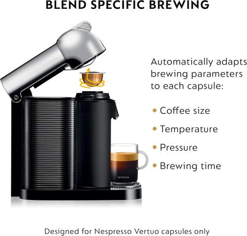 Breville Nespresso Vertuo Coffee & Espresso Maker - Sleek Design for Perfect Brews