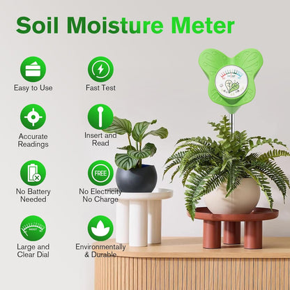 UNIWA Soil Moisture Meter - Essential Plant Water Monitor for Indoor & Outdoor Gardening