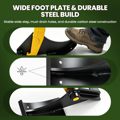 NEWTRY Large Size Sapling Puller, Heavy Duty Tree Root Puller Tool for 1/4"–2" Roots, with Wraps for Easy Pulling