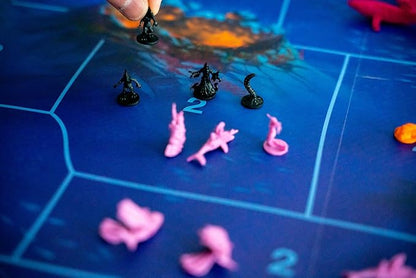 Renegade Game Studios Battle for The Deep Strategy Board Game Axis &amp Allies 2v2 Team-Based Tabletop Miniature Warfare