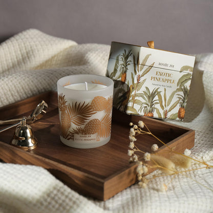 ROMIIE ZOI Scented Candle - Pineapple - 6oz Soy Wax Candle for Home, Gifts for Women