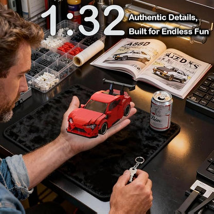 GT86 Building Blocks Car Toys Set 417 Pieces 1:32 Scale Model Speed Car with Display Case Builting Bricks Toy Kit for Teenagers &amp Adults People for Ages 14+ for BrithdaysChristmas