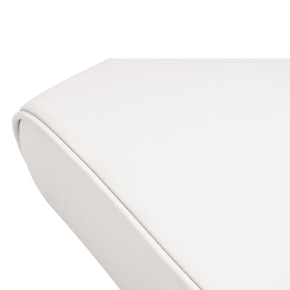 ALMULOO 8WD156-R-S Replacement Seat Bottom Cushion Compatible with 8WD156 Series 70 Quart Swingback Cooler Seat for Fishing, Pontoon Boat, Yacht Universal Pontoon Boat Parts White Plastic