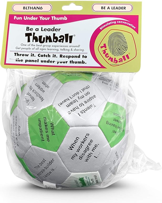 Trainers Warehouse 6 Thumball Collection 32 Prompts for Conversation Team Building Relationship and Training