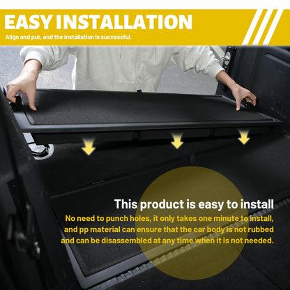 Z8 Trunk Hidden Storage Box for 2021–2025 Ford Bronco 4-Door Cargo Floor Organizer with Removable Divider,Under Cargo Storage Accessory