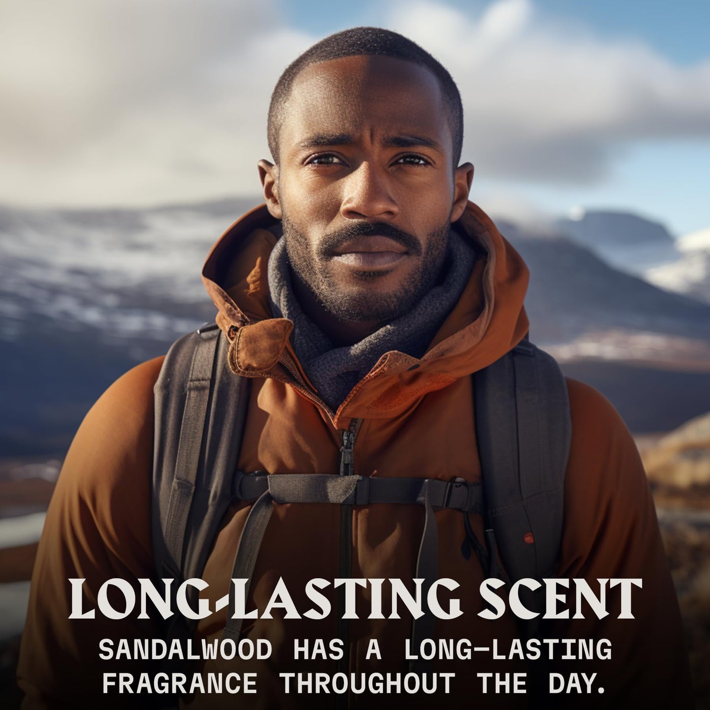 Striking Viking Beard Oil with Biotin for Men - 2 Fl Oz, 1 Pack, Sandalwood - Thickening & Conditioning Beard Growth Oil & Serum with Argan & Jojoba for Hydrated Facial Hair