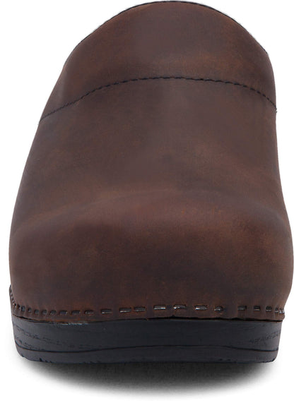 Dansko Men's Karl Antique Brown/Black Sole Mule 12.5-13 M US
