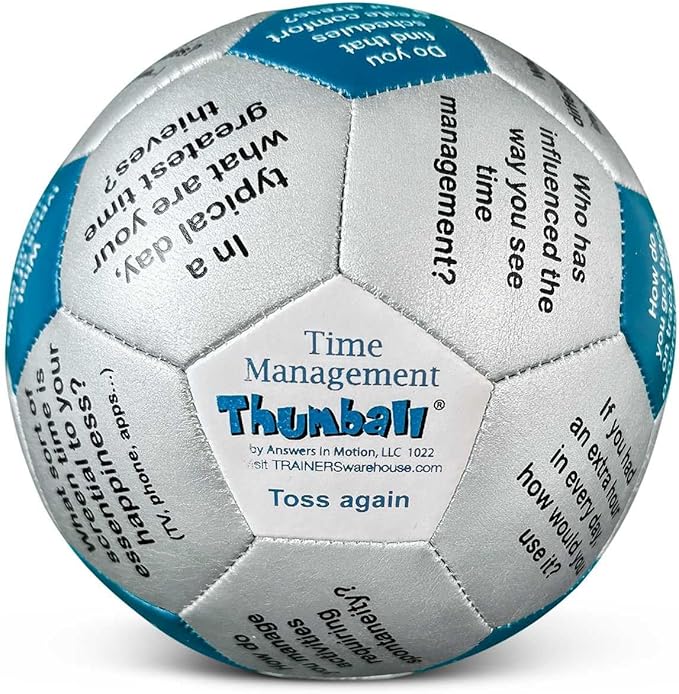 Trainers Warehouse 6 Thumball Collection 32 Prompts for Conversation Team Building Relationship and Training