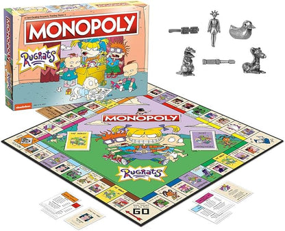 Monopoly Rugrats Board Game | Based on The Nickelodean Series Rugrats | Officially Licensed Rugrats Merchandise | Themed Classic Monopoly Game