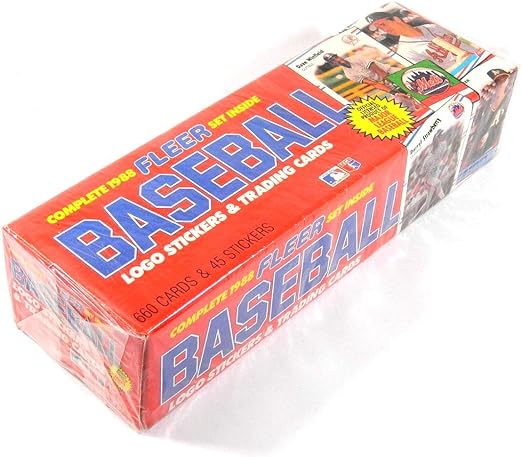 1988 Fleer Baseball Factory Christmas Store Model Set (660)