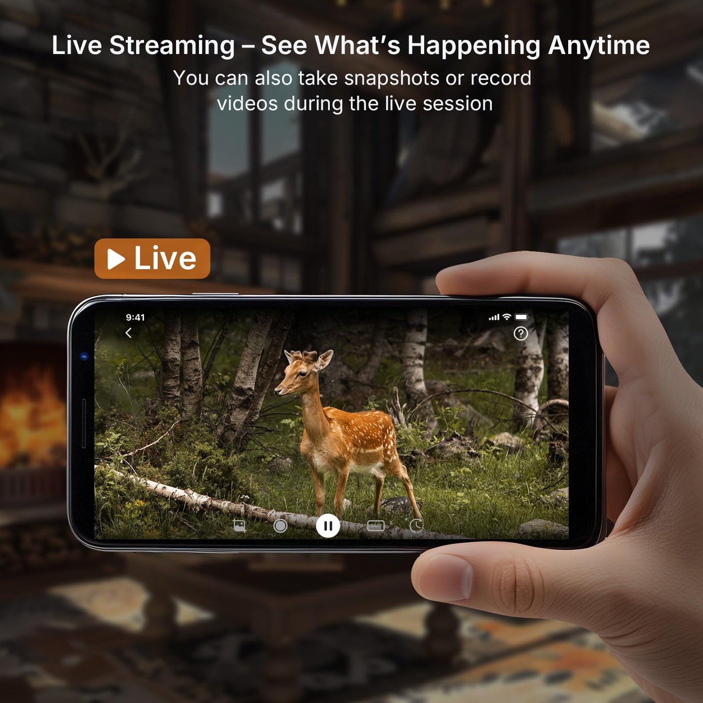 GardePro X66 Pro Cellular Trail Camera (Non-WiFi) with SP350 Solar Panel, 7800mAh Battery, 64GB SD Card Included, Live View, Shared Data Plan