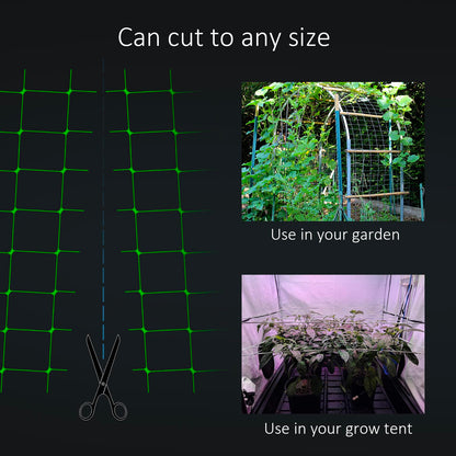 Toolazy Trellis Netting Roll 4ft x 3280ft Green - Heavy Duty 6" Mesh Plant Support Net for Climbing Vegetables, Scrog Netting for Grow Tent Tomato Cucumber Pea Bean Grape Vine Garden Hydroponic