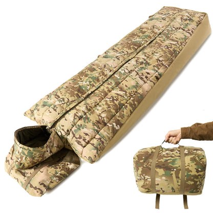 MT British Army Pattern 1958 Style Sleeping Bag – Military Tactical Roll-up Sleep System with Compression Sack, Waterproof & Warm, Outdoor Survival Gear Multi-Terrain