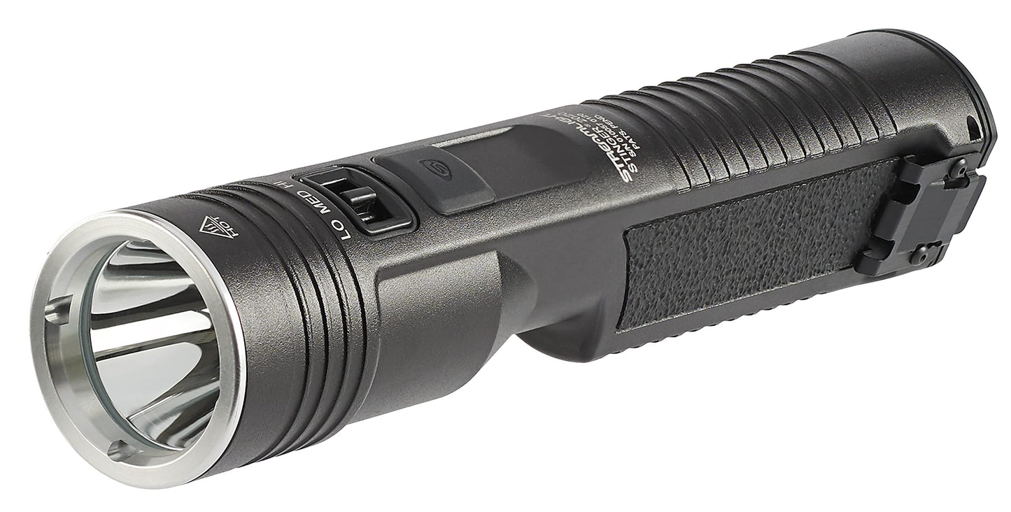 Streamlight 78104 Stinger 2020 2,000-Lumen 25,000-Candela High-Output LED Duty Flashlight, Piggyback Charging Kit, Black