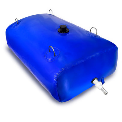 BEXRUO 3785 L/1000 Gallon Water Bladder Tank, Blue Portable RV Water Tank, Large Capacity Water Storage Bladder for Camping, Garden, Emergency, Outdoor Sports