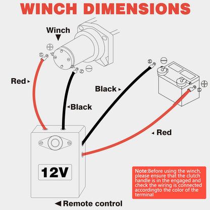 3500lbs ATV/UTV Electric Winch 12V DC with Wireless Remote, Synthetic Rope Electric Winch, Waterproof Winch with Mounting Plate,with Fairlead&Hook for Trucks, Jeeps, ATV, UTV, and Trailers